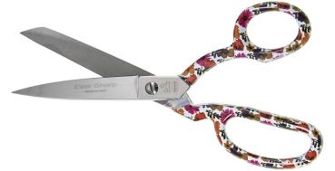 Schneiderschere 20cm mit Blütenmuster Griffen